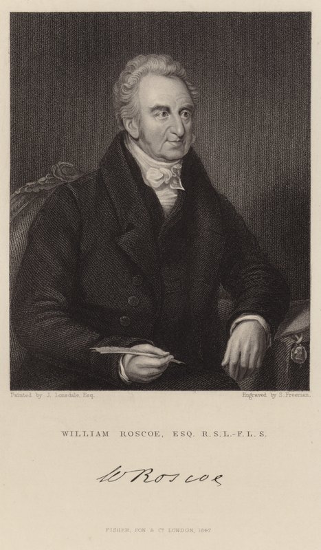 Ritratto di William Roscoe da James Lonsdale