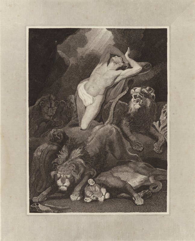 Daniele nella fossa dei leoni da James Northcote