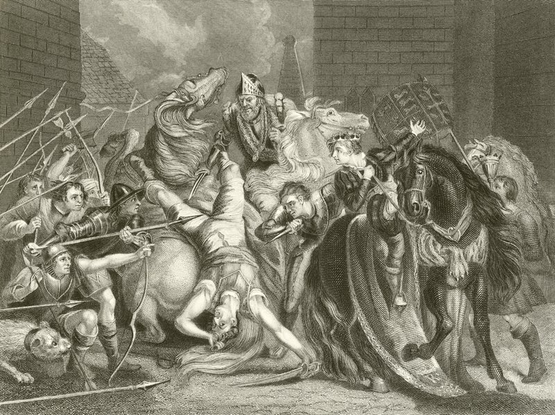 Sindaco di Londra che uccide Wat Tyler da James Northcote