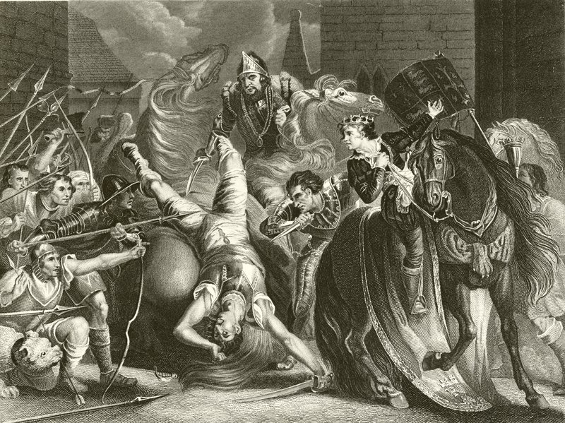 La morte di Wat Tyler da James Northcote