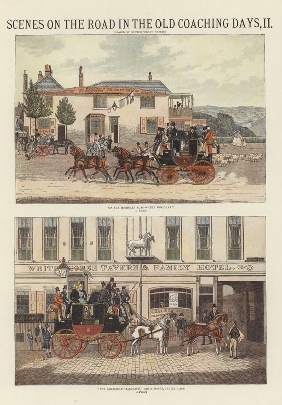 Scene sulla Strada nei Vecchi Giorni delle Carrozze da James Pollard