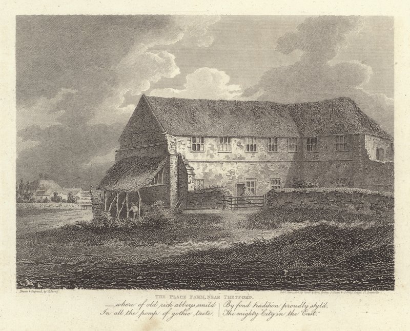 Robert Bloomfield, poeta: The Place Farm, vicino a Thetford da James Storer