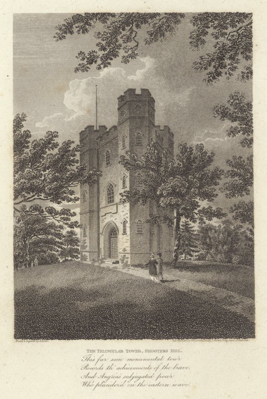 Robert Bloomfield, poeta: La torre triangolare, Shooters Hill da James Storer