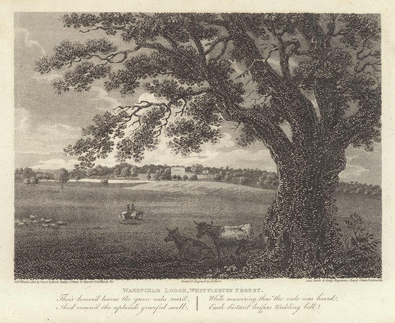 Robert Bloomfield, poeta: Wakefield Lodge, Foresta di Whittlebury da James Storer