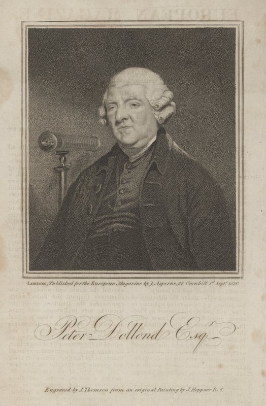 Peter Dollond Esq da James Thomson