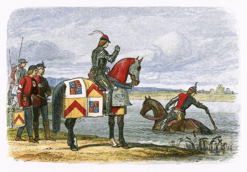 Buckingham trova il Severn impraticabile da James William Edmund Doyle