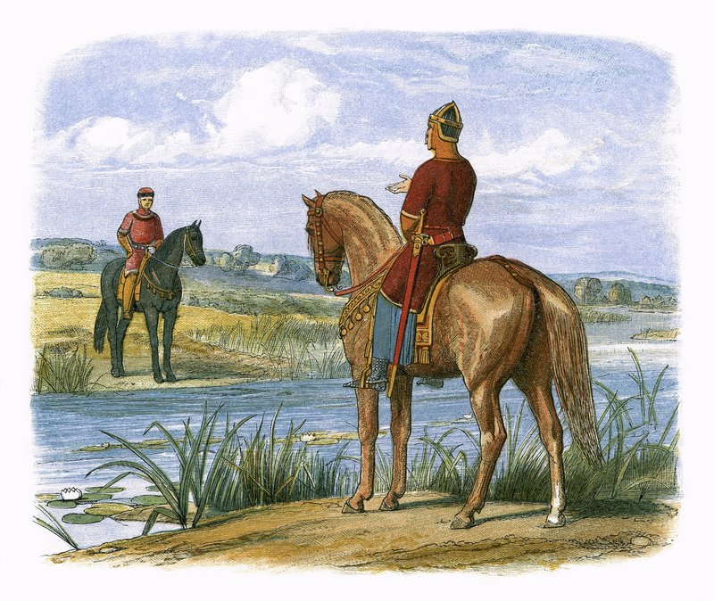 Enrico e Stefano conferiscono attraverso il Tamigi da James William Edmund Doyle