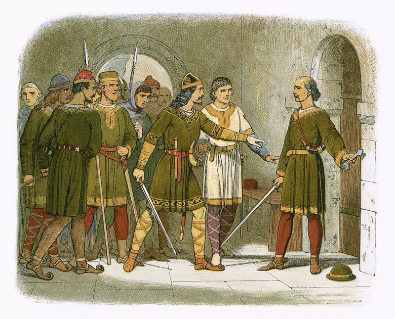 William de Breteuil difende il tesoro da James William Edmund Doyle
