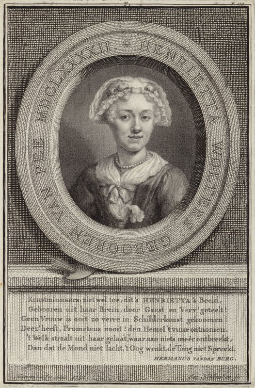 Ritratto di Henrietta van Pee da Jan Maurits Quinckhardt
