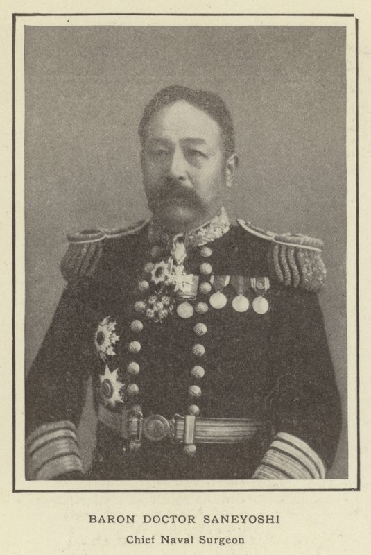Barone Dottor Saneyoshi, Capo Chirurgo Navale da Japanese Photographer