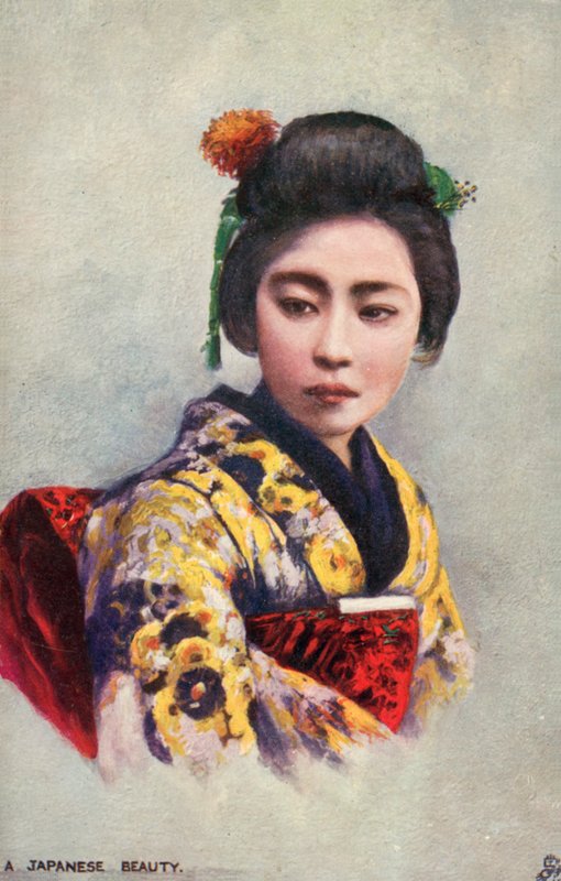 Bella donna giapponese (foto a colori) da Japanese Photographer