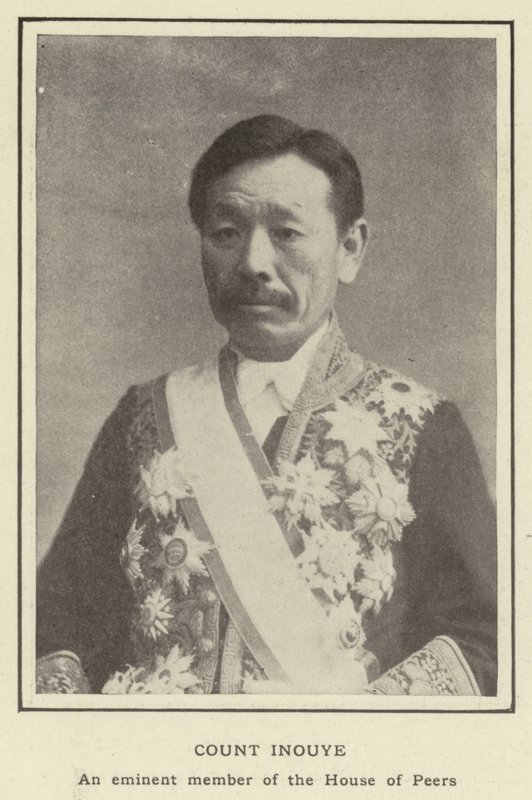 Conte Inouye, Un eminente membro della Camera dei Pari da Japanese Photographer