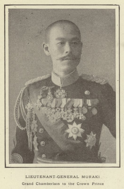 Tenente Generale Muraki, Gran Ciambellano del Principe della Corona da Japanese Photographer