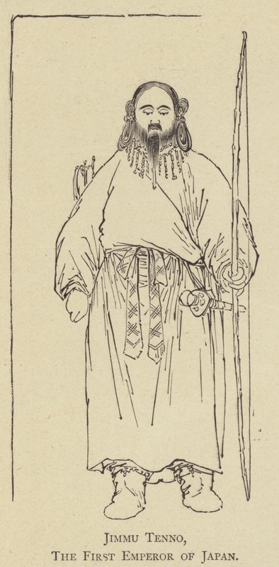 Jimmu Tenno, il primo imperatore del Giappone da Japanese School