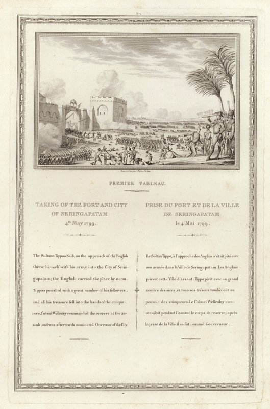 Presa del Forte e della Città di Seringapatam, 4 maggio 1799 da Jean Duplessi Bertaux