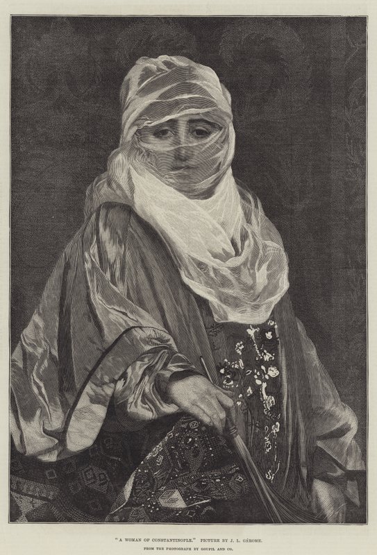 Una donna di Costantinopoli da Jean Leon Gerome