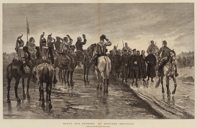 Salut Aux Blesses da Jean-Baptiste Edouard Detaille