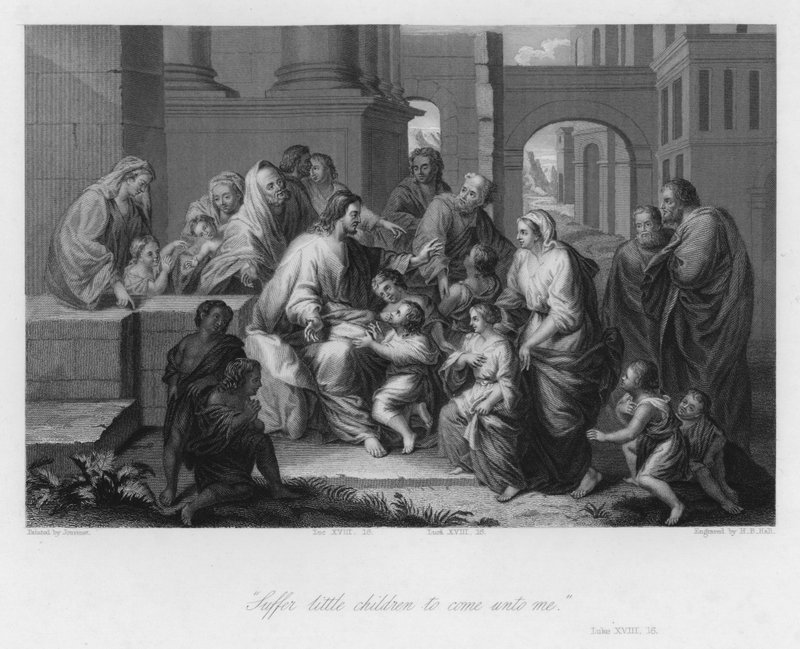Cristo benedice i bambini, Luca XVIII da Jean Baptiste (after) Jouvenet