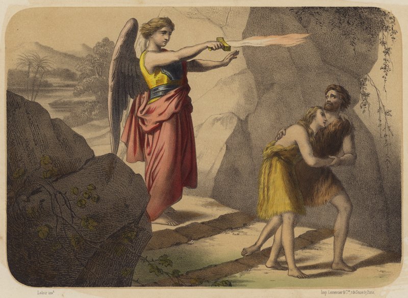 Il paradiso perduto da Jean Baptiste Auguste Leloir