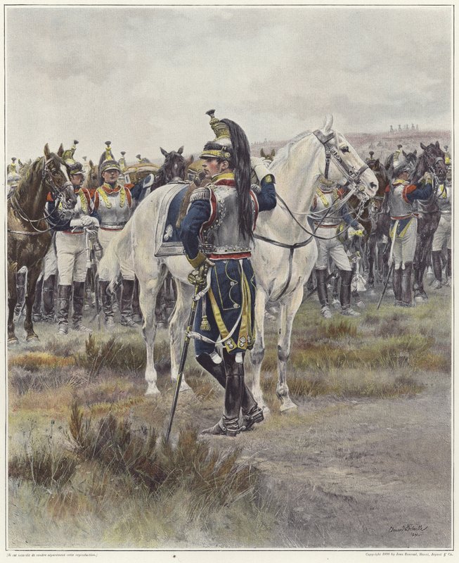 Cavalleria montata nel 1807 da Jean Baptiste Edouard Detaille