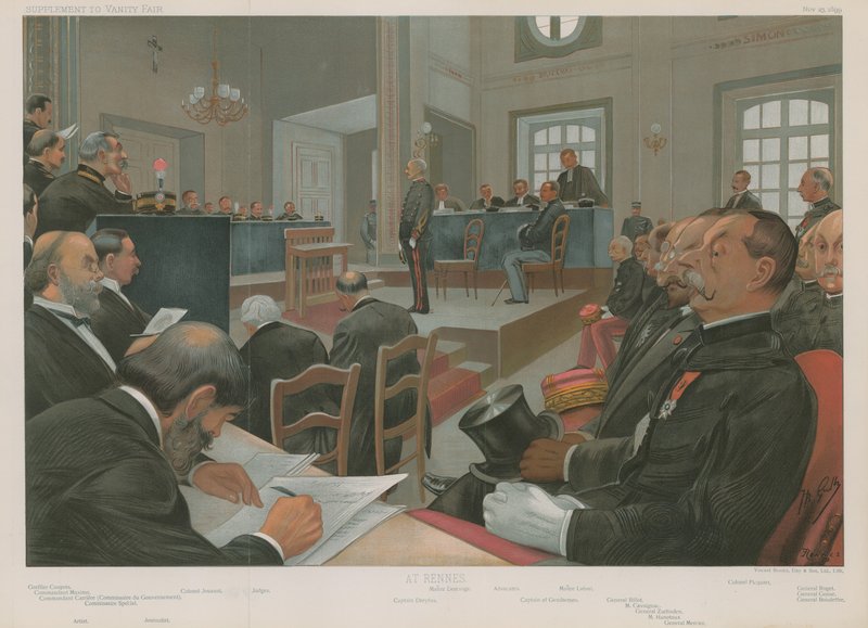 Il processo di Dreyfus da Jean Baptiste Guth
