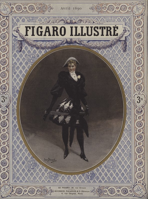 Arlecchina fine secolo da Jean Beraud