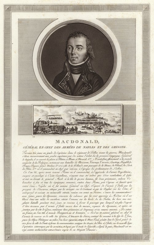 Ritratto di Jacques MacDonald, duca di Taranto da Jean Duplessi Bertaux