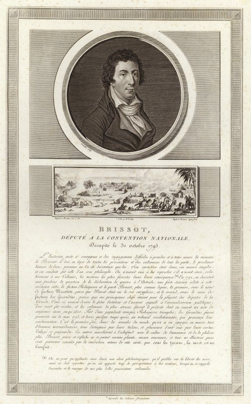 Ritratto di Jacques Pierre Brissot da Jean Duplessi Bertaux