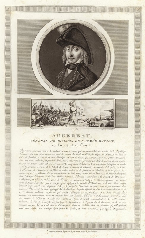 Ritratto di Pierre Augereau, Duca di Castiglione da Jean Duplessi Bertaux