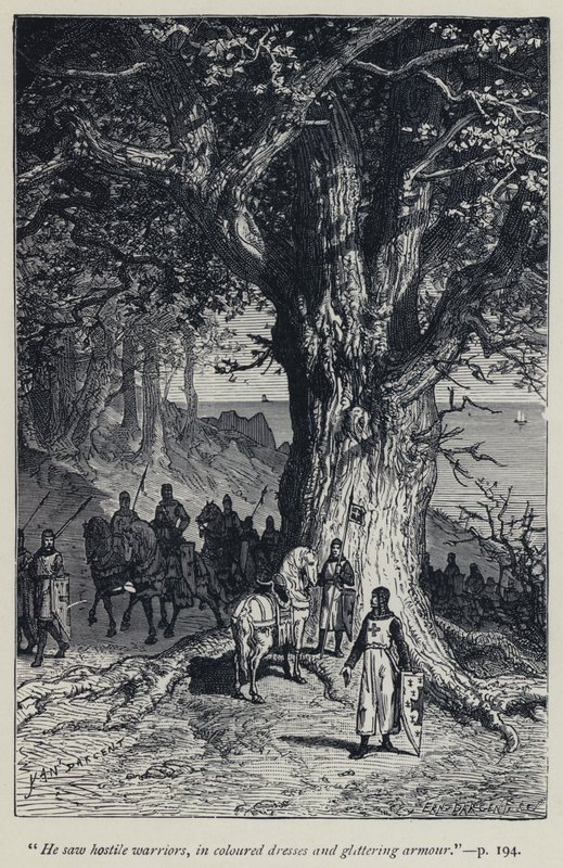 "Vide guerrieri ostili, in abiti colorati e armature scintillanti" da Jean Edouard Dargent