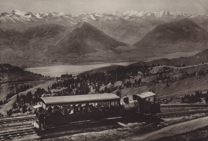 Presso la stazione Rigi Kulm da Jean Gaberell