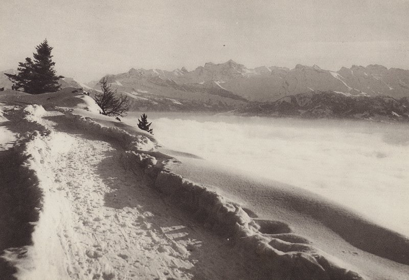 Rigi Kaltbad, giornata invernale soleggiata da Jean Gaberell