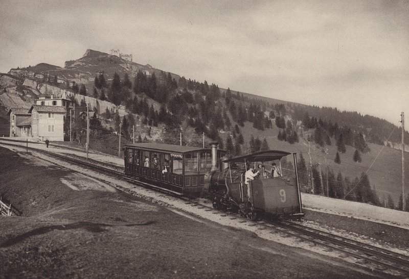 Vitznau Rigi Kulm, Ferrovia a Cremagliera da Jean Gaberell