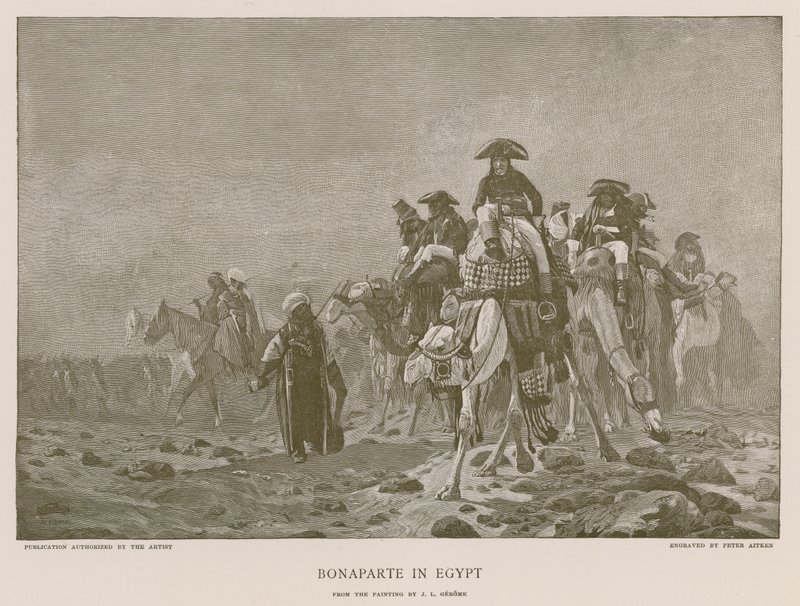 Bonaparte in Egitto da Jean Leon Gerome