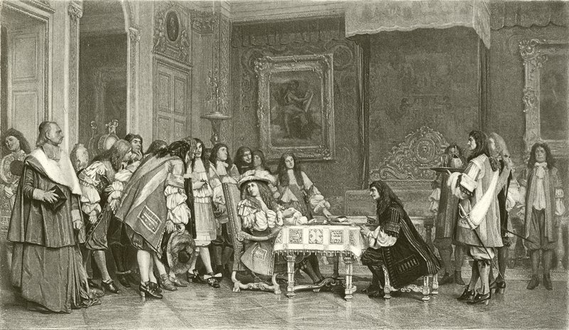 Molière a colazione con Luigi XIV da Jean Leon Gerome
