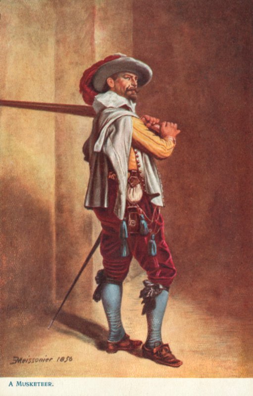 Un moschettiere, tempo di Luigi XIII da Jean Louis Ernest after Meissonier
