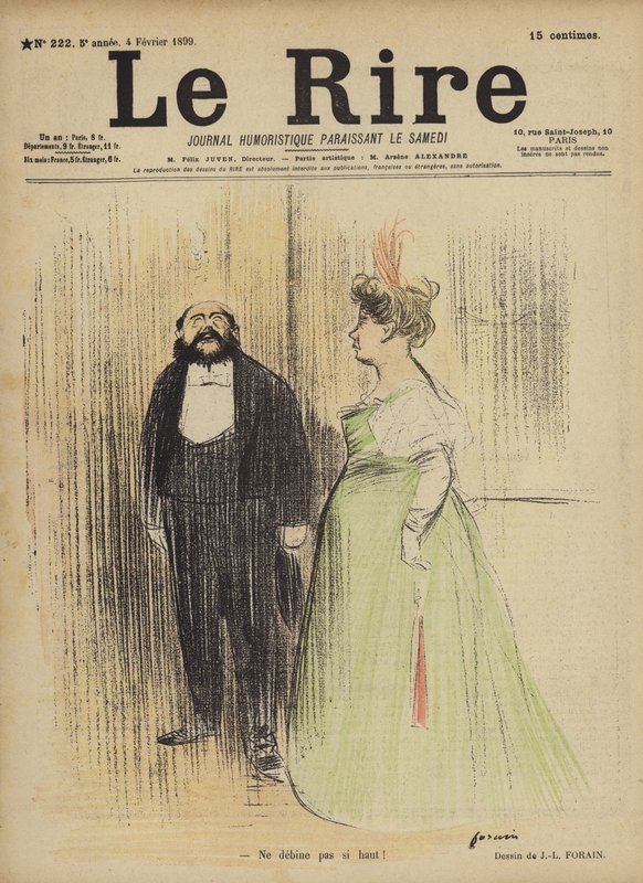Illustrazione per Le Rire da Jean Louis Forain