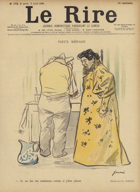 Illustrazione per Le Rire da Jean Louis Forain