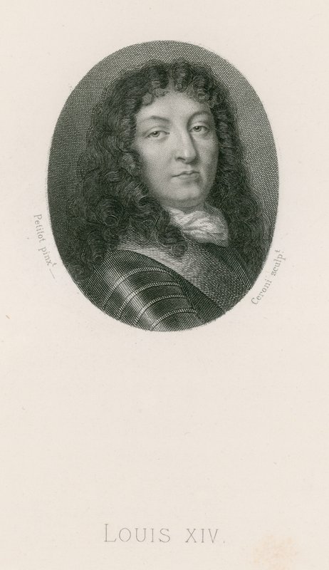 Re Luigi XIV da Jean the Elder Petitot