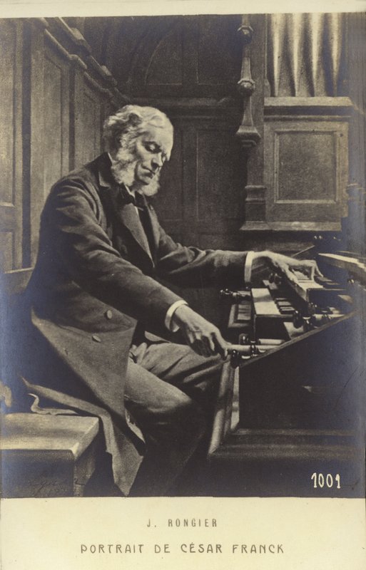 Cesar Franck, compositore, pianista, organista e insegnante di musica belga che ha lavorato a Parigi durante la sua vita adulta (1822-1890) da Jeanne Rongier