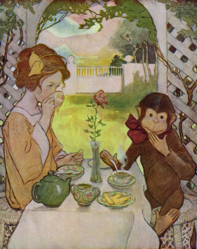 La bella e la bestia da Jessie Willcox Smith