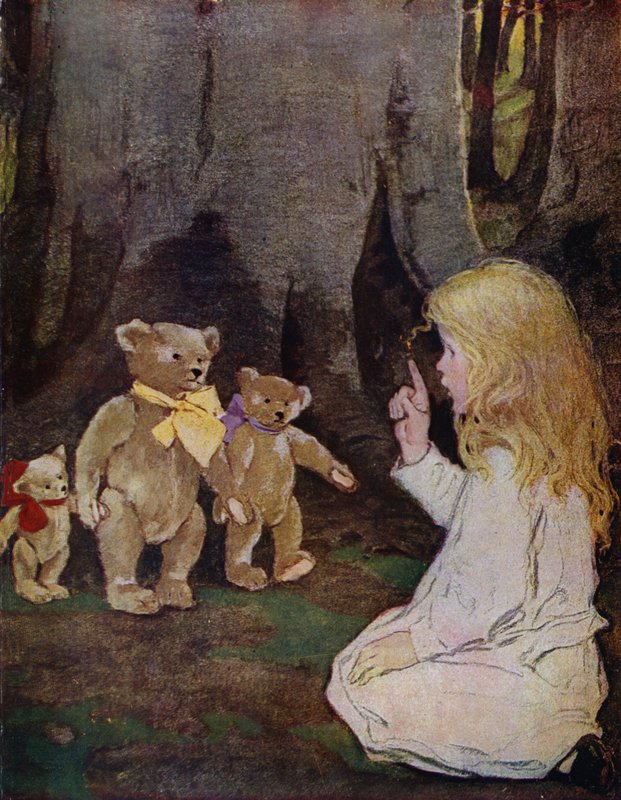 I tre orsi da Jessie Willcox Smith