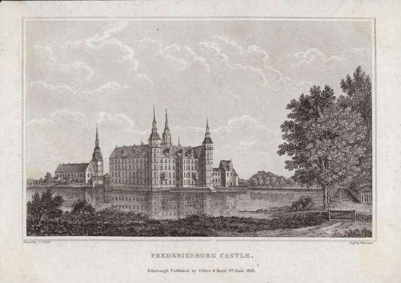 Palazzo di Frederiksborg da Johan Christian Dahl