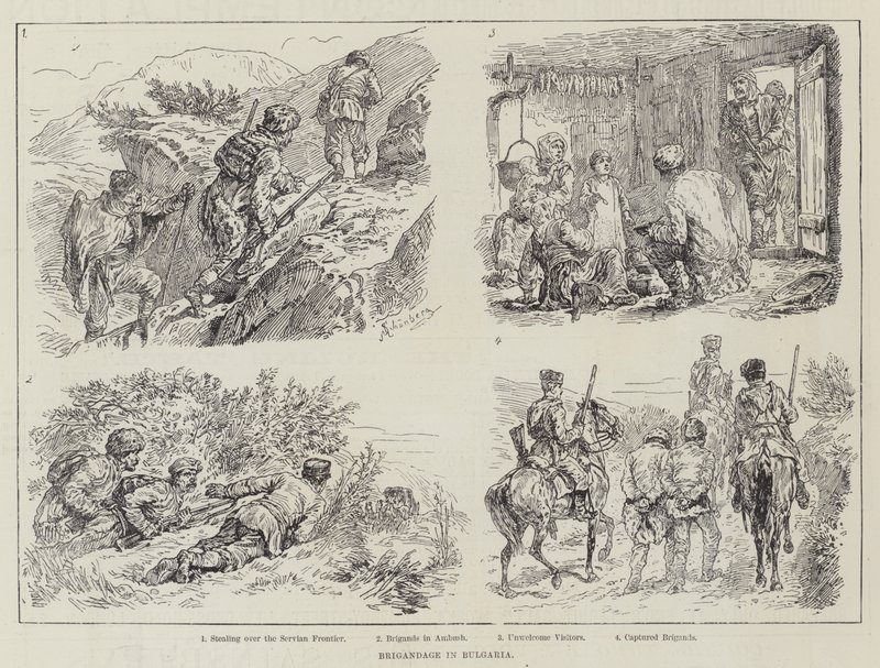 Brigantaggio in Bulgaria da Johann Nepomuk Schonberg