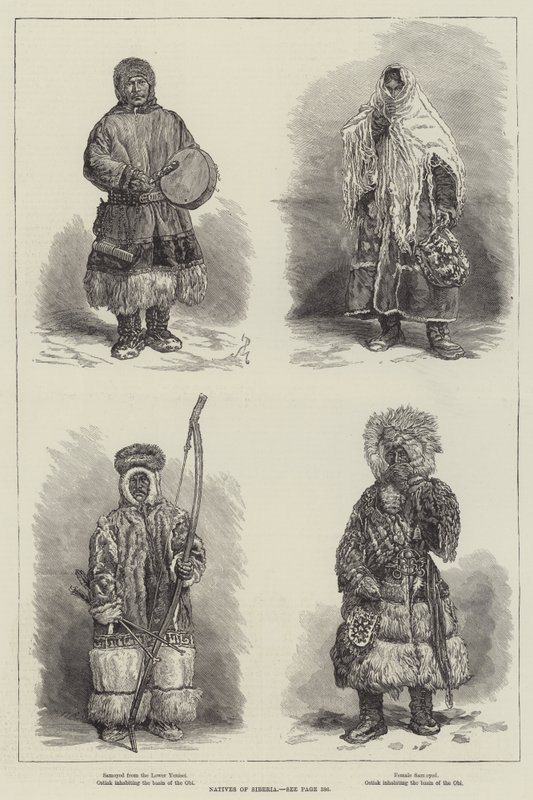 Nativi della Siberia da Johann Nepomuk Schonberg