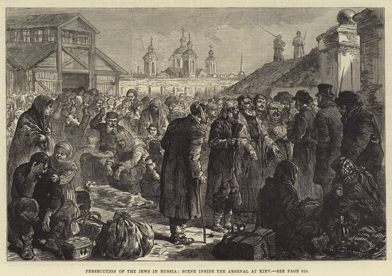 Persecuzione degli ebrei in Russia, scena all