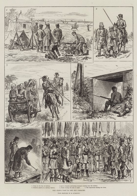 La Visita dello Zar ai Cosacchi del Don da Johann Nepomuk Schonberg