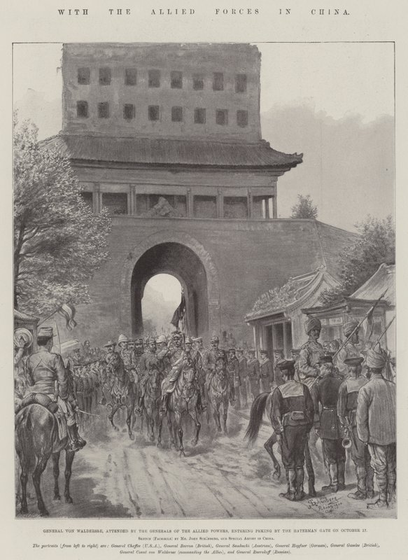Con le forze alleate in Cina da Johann Nepomuk Schonberg