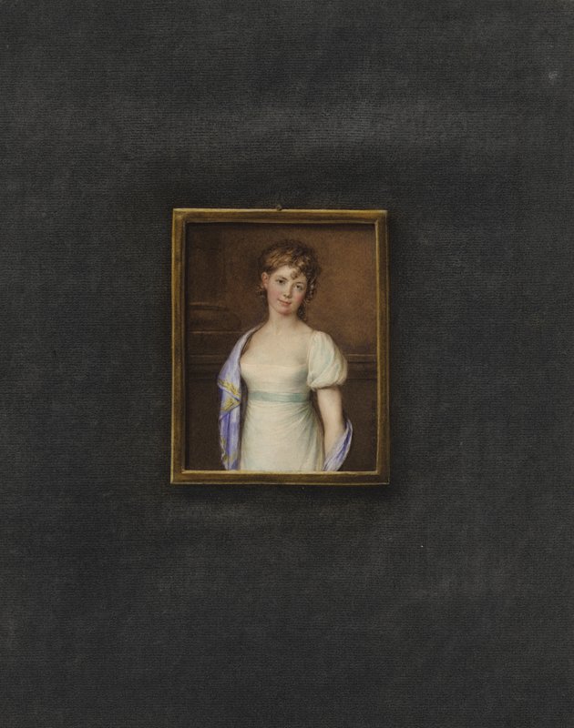 Ritratto di una giovane donna sconosciuta da Johann Friedrich Leybold