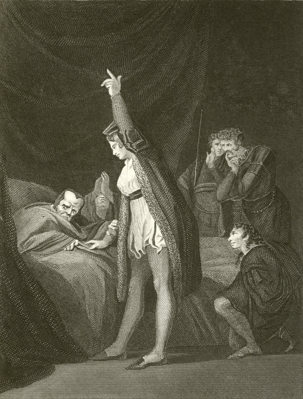 La morte del cardinale Beaufort da Johann Heinrich Füssli